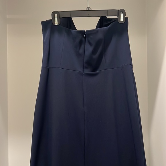 AQUA Strapless Gown in Navy from Bloomingdale’s - Picture 7 of 8